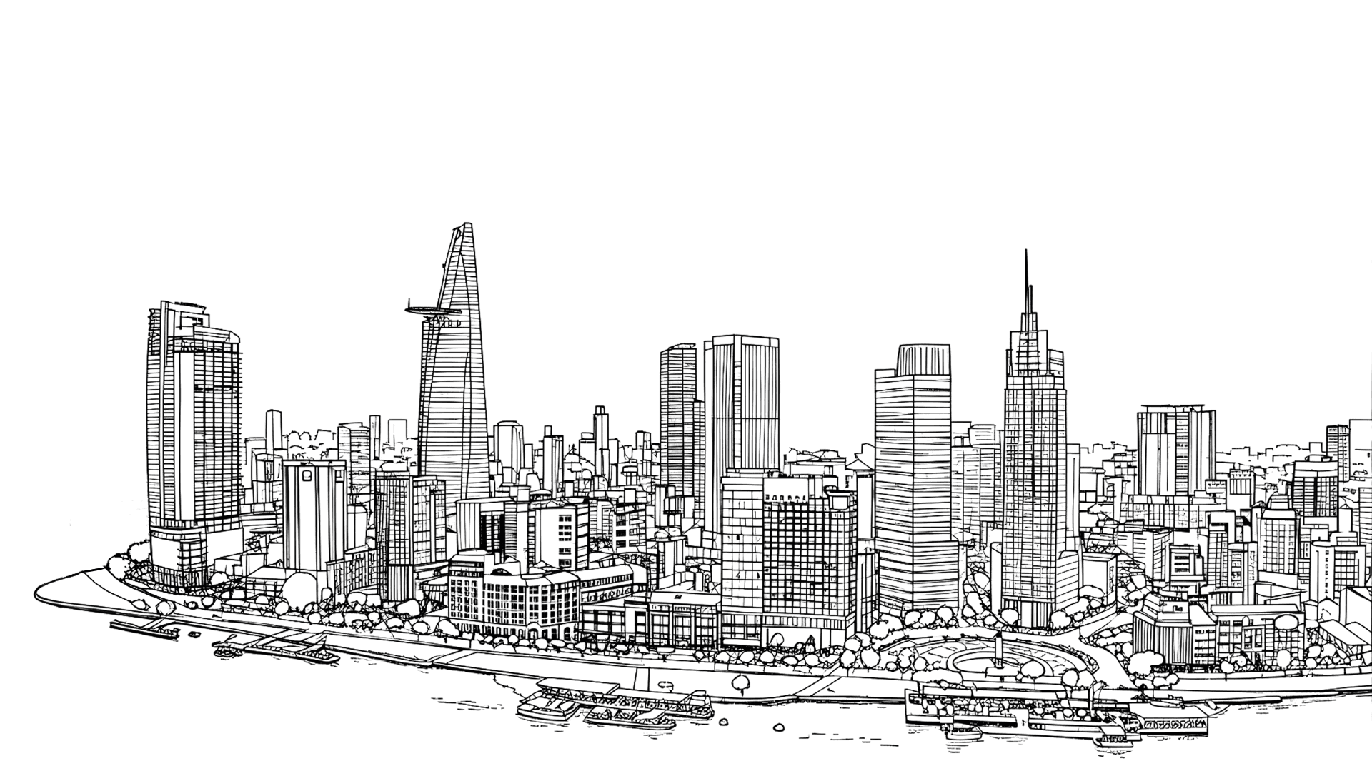 Ho Chi Minh City Skyline